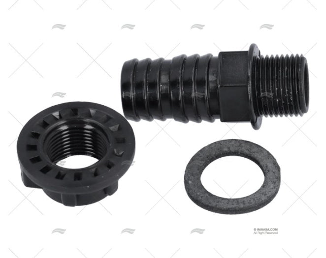 RACORD 3/8 PVC RESERVOIR CONEX  D. 17/19