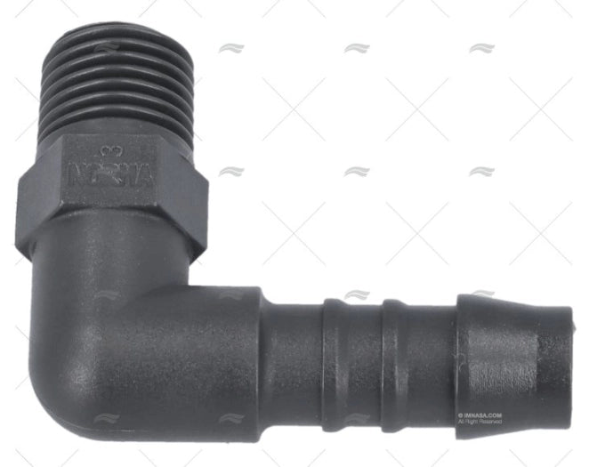 RACORD R1/4"NPT CONEX 10mm PL "L" (4u) NORMA