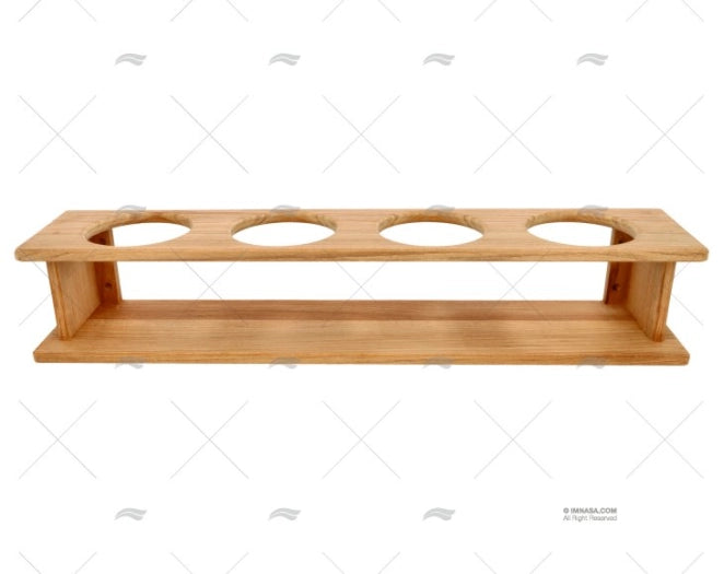RANGE BOUTEILLES (2) TEAK  D 90mm ARC MARINE