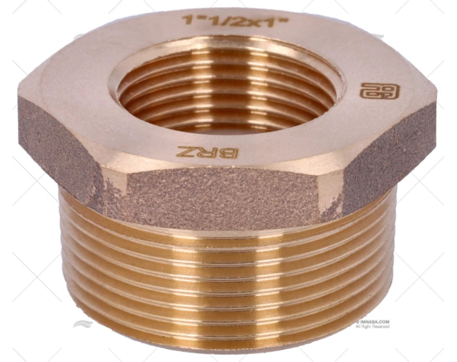 REDUCCION BRONCE MALE/FEM 1"1/2 - 1" GUIDI