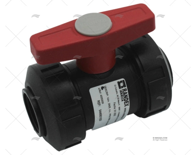 ROBINET TOURN. DOUBLE UNION BSP  PPG 1" RANDEX IBERICA