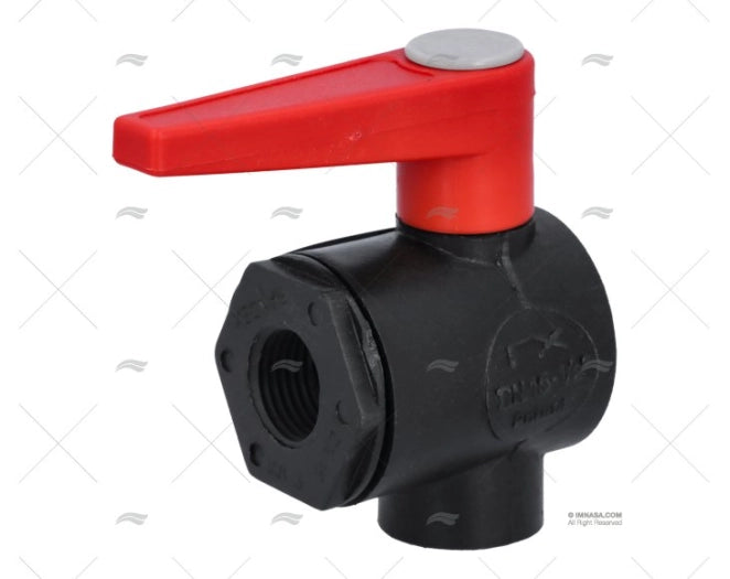 ROBINET TOURNANT 2 VOIES EN L  PPG 1/2" RANDEX IBERICA