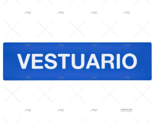 SIGNAL VESTIAIRE AVEC LETTRES IMNASA