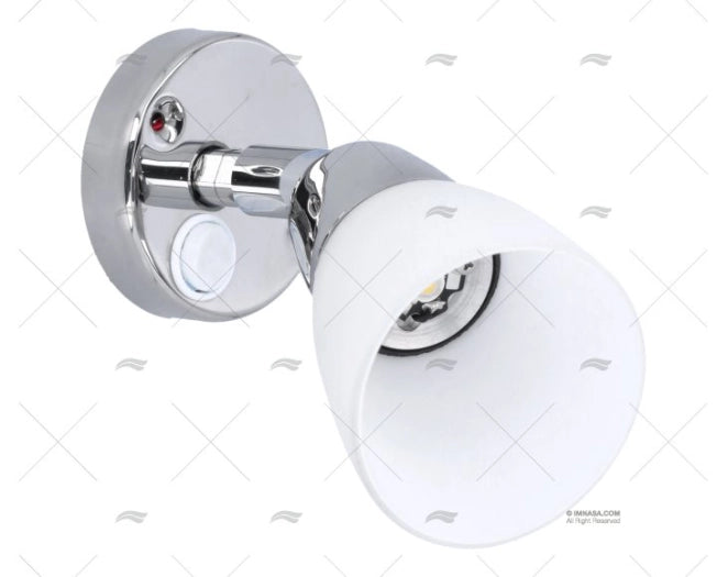 SPOT LECTURE LED 10-30V INOX