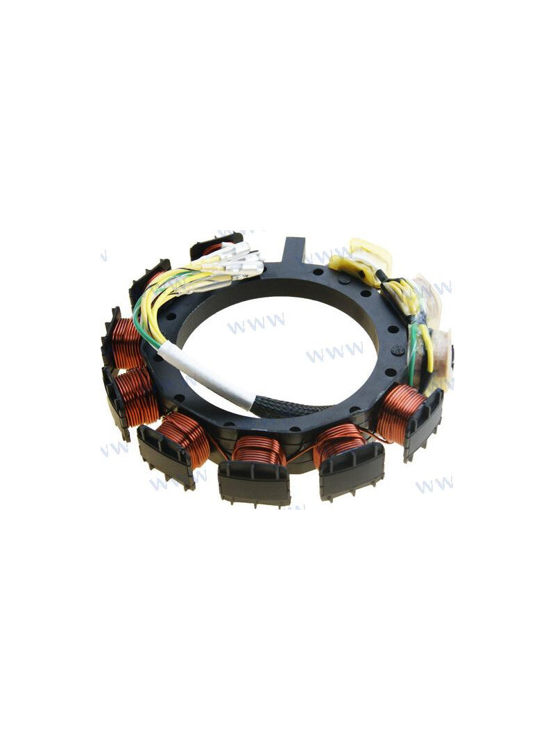 stator pour moteur hors bord 4 temps  2 et 3 cylindres  25/30/40cv   16 ampères