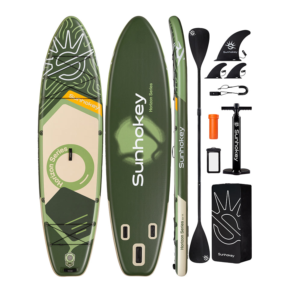 Paddle Stand up SUNHOKEY 11′ HORIZON SERIES VERT OLIVE