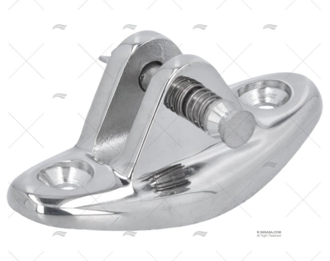SUPPORT A FOURCHE INOX A BASE CONCAVE