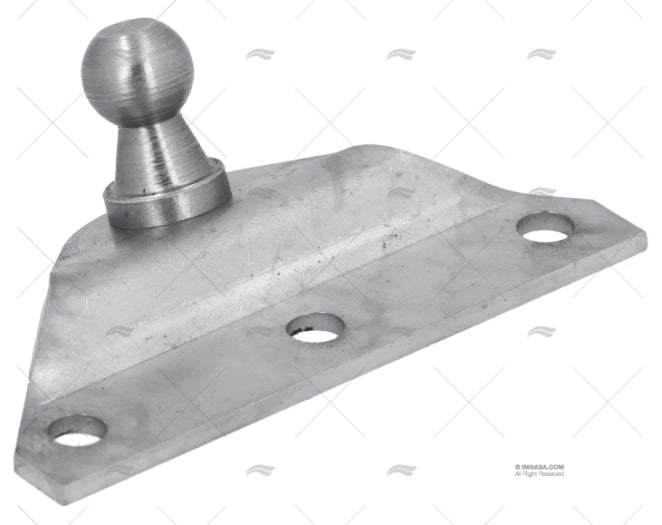 SUPPORT VERIN INOX 63x32mm