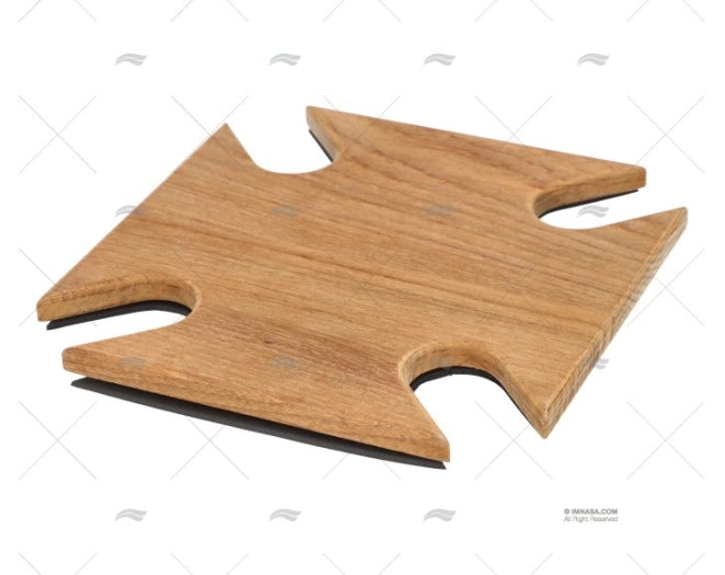 SUPPORT VERRE A VIN TEAK (4) 180x180x43m ARC MARINE