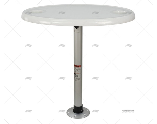 ENSEMBLE TABLE OVALE ÉLECTRIFIÉE