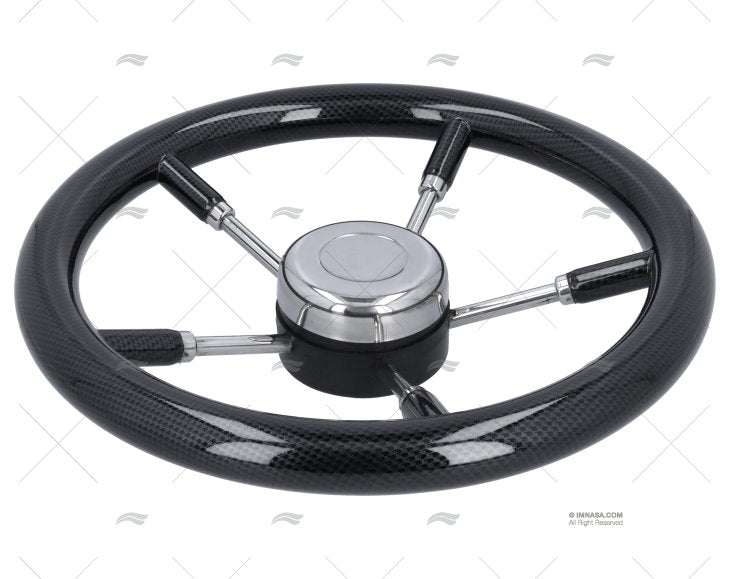 VOLANT ANTI-DERAPANT D.350 BLEU CARBONE SAVORETTI ARMANDO