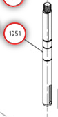 Arbre de transmission pour guindeau Lofrans x1 avec poupée ref  630679